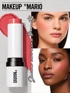 Makeup By Mario Soft Coral Cream Blush Stick - NEW